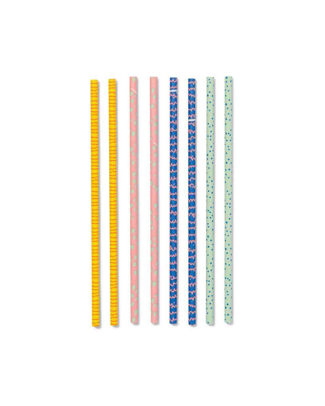 HEMA Papieren Rietjes 20cm – 20 Stuks | 8718537662586