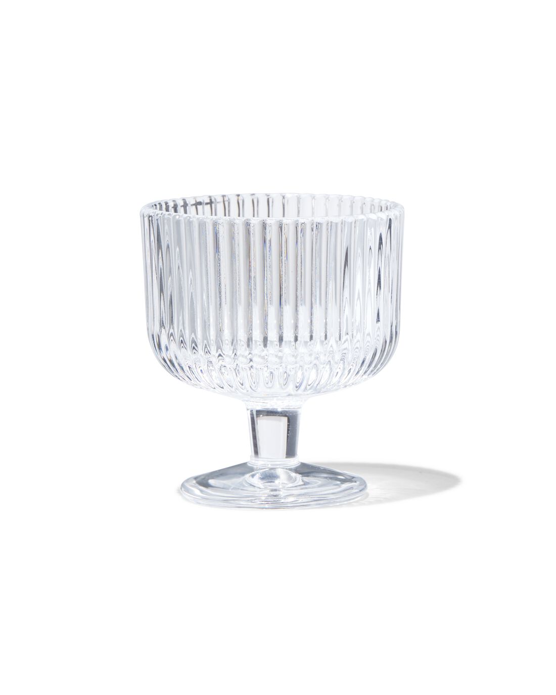 HEMA Aperitief Glas Bergen Streep Reliëf 70ml | 8720354494752