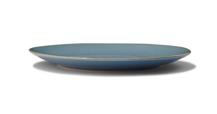 HEMA Dinerbord Ø26cm Porto Reactief Glazuur Blauw (blauw) | 8718537492480