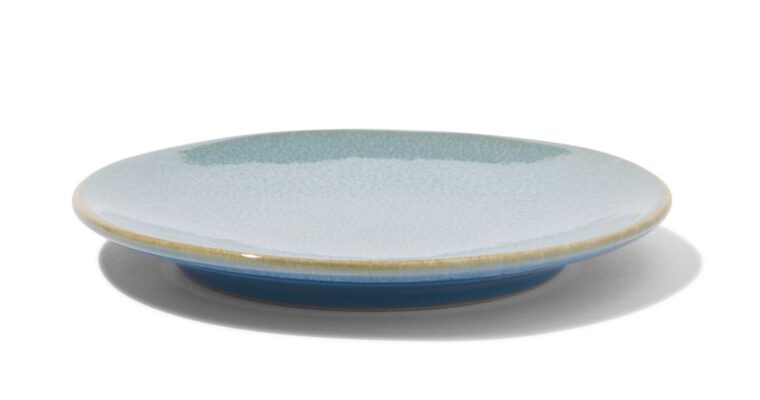 HEMA Gebaksbord Ø16.5cm Porto Reactief Glazuur Blauw (blauw) | 8718537492510