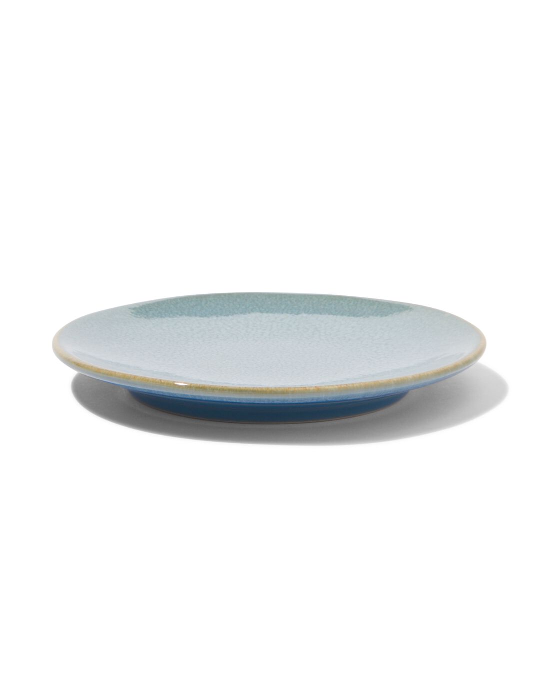 HEMA Gebaksbord Ø16.5cm Porto Reactief Glazuur Blauw (blauw) | 8718537492510