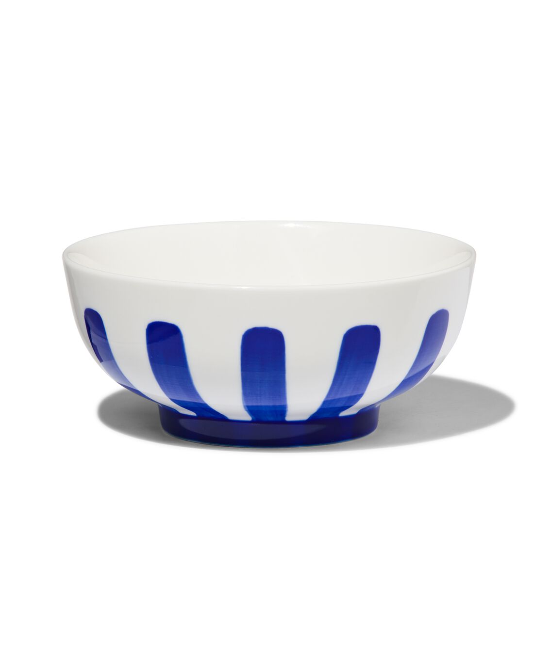 HEMA Schaaltje Ø11cm Tafelgenoten New Bone Wit Met Blauw (felblauw) | 8720354926130