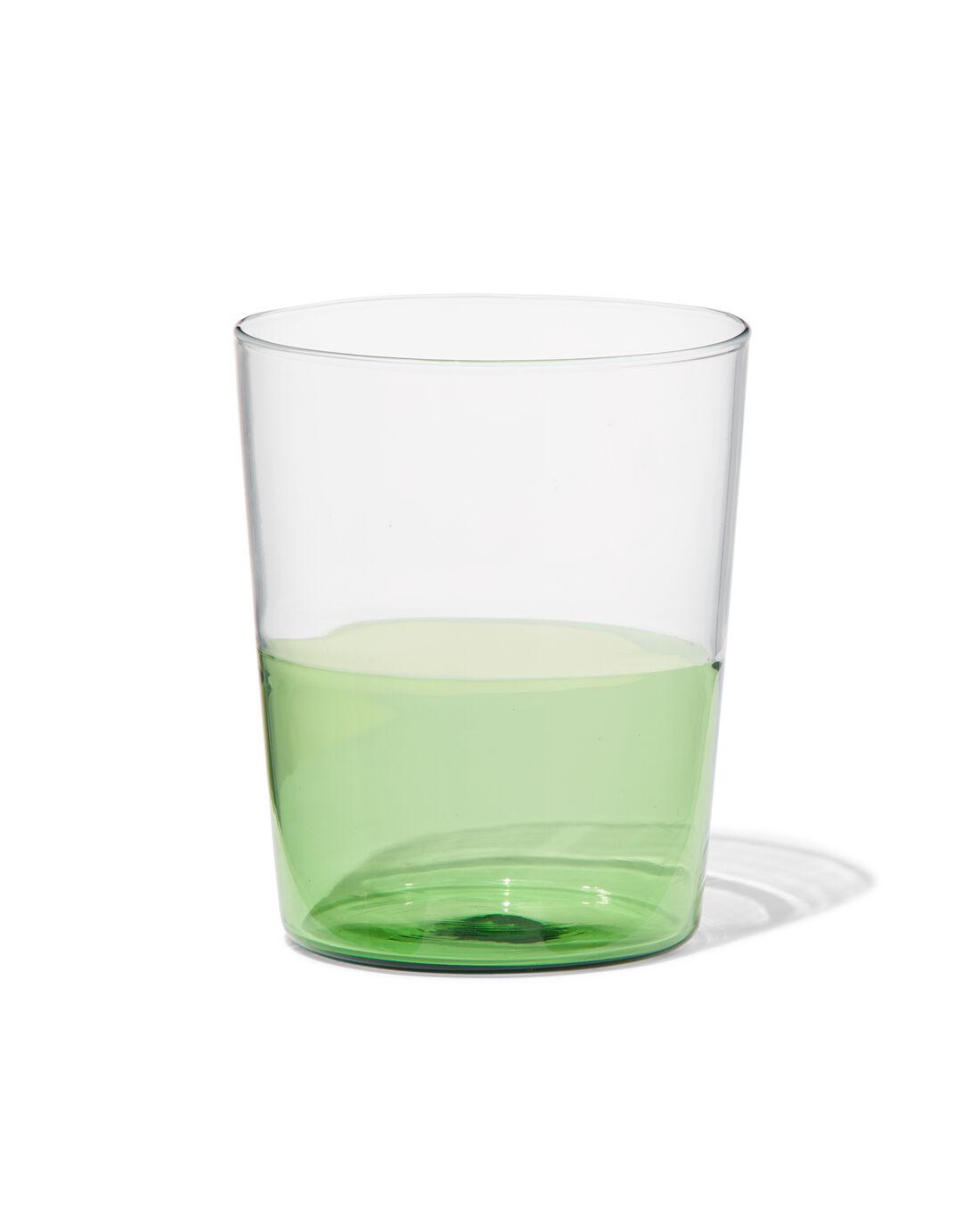 HEMA Waterglas 320ml Tafelgenoten Glas Met Groen | 8720354926536