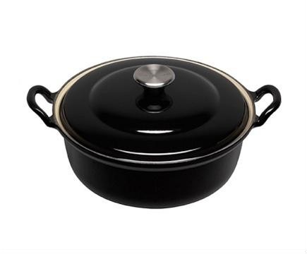 LE CREUSET – Faitout – Braadpan 24cm 3,00l Zwart | 024147193999