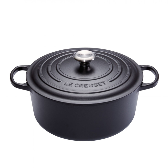 LE CREUSET – Signature – Braadpan 18cm Mat Zwart | 024147260608