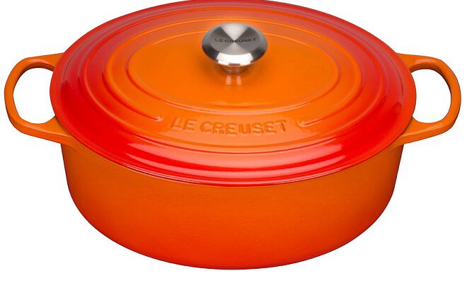 LE CREUSET – Signature – Braadpan ovaal 27cm 4,10l Oranjerood | 024147261797