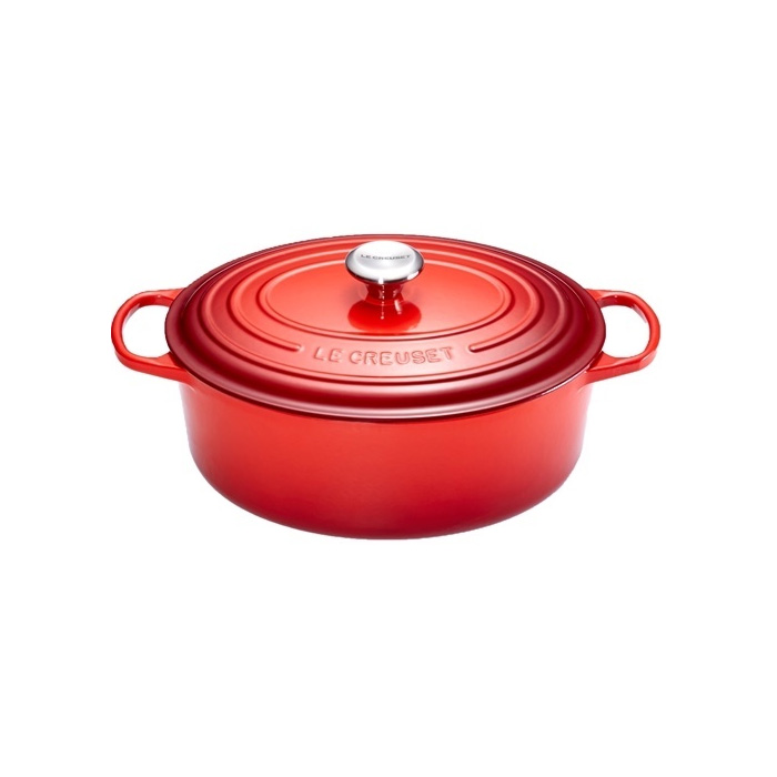 LE CREUSET – Signature – Braadpan ovaal 29cm 4,70l Kersenrood | 024147261933