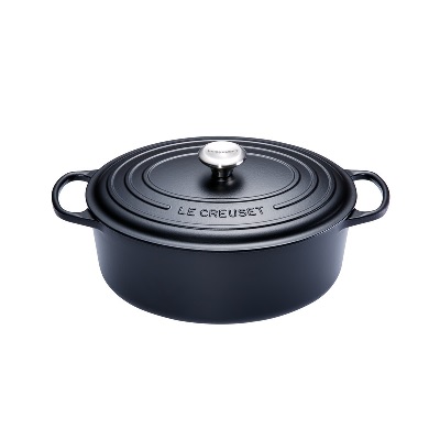 LE CREUSET – Signature – Braadpan ovaal 29cm 4,70l Mat Zwart | 024147261926