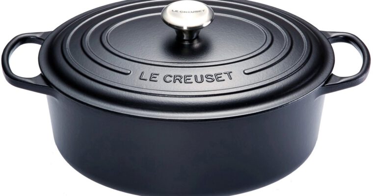 LE CREUSET – Signature – Braadpan ovaal 31cm 6,30l Mat Zwart | 024147263159