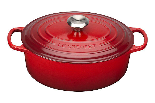 LE CREUSET – Signature – Braadpan ovaal 33cm 7,50l Kersenrood | 024147265009