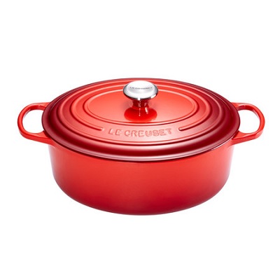 LE CREUSET – Signature – Braadpan ovaal 35cm 8,90l Kersenrood | 024147263357