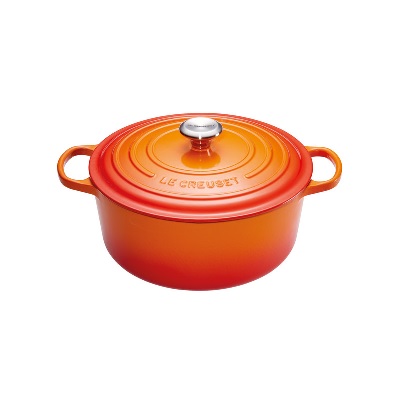 LE CREUSET – Signature – Braadpan rond 24cm 4,20l Oranjerood | 024147260769