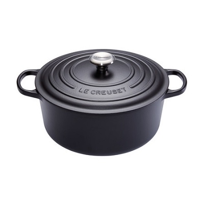 LE CREUSET – Signature – Braadpan rond 30cm 8,10l Mat Zwart | 024147261131