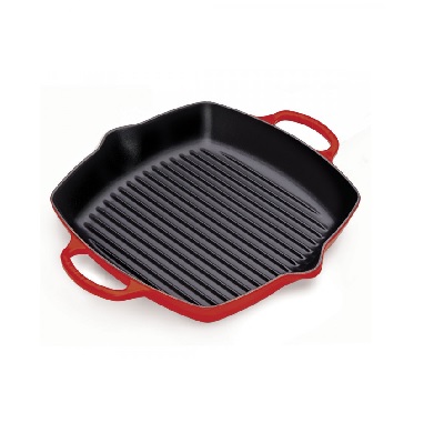 LE CREUSET – Signature – Grill 30cm vierkant Kersenrood | 024147297604