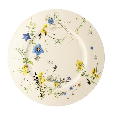 ROSENTHAL – Brillance Fleurs des Alpes – Plaatsbord 33cm met Rand | 4012438531182