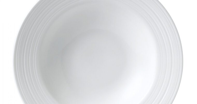 WEDGWOOD – Jasper Conran White – Pastabord met rand 26cm Strata | 701587293778