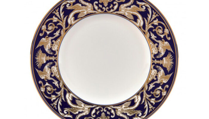 WEDGWOOD – Renaissance Gold – Ontbijtbord 23cm Florentine Accent | 091574129921