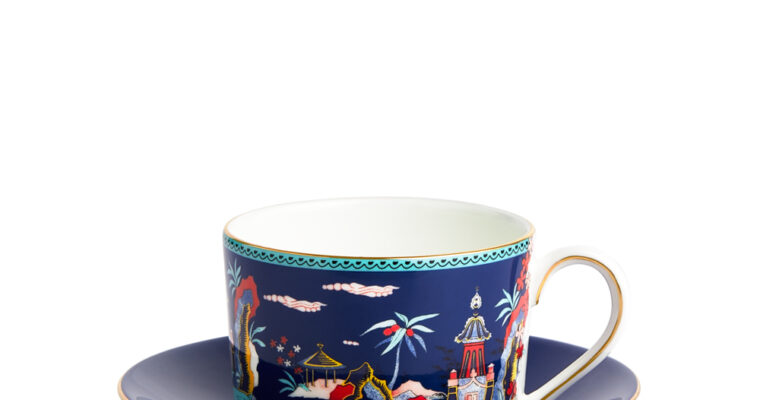 WEDGWOOD – Wonderlust – Theekop&schotel Blue Pagoda | 701587380393