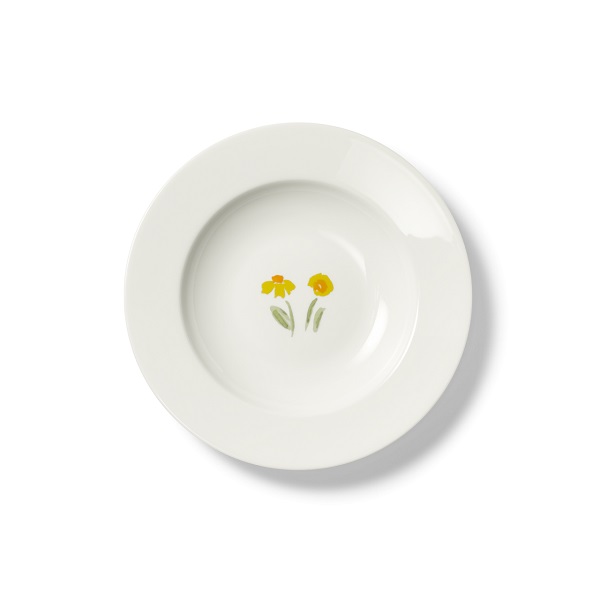 DIBBERN – Impression Yellow Flower Class – Diep bord 23cm rand | 4044441046063
