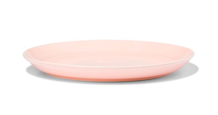 HEMA Ontbijtbord Ø21cm Tafelgenoten New Bone Roze (roze) | 8720354926246