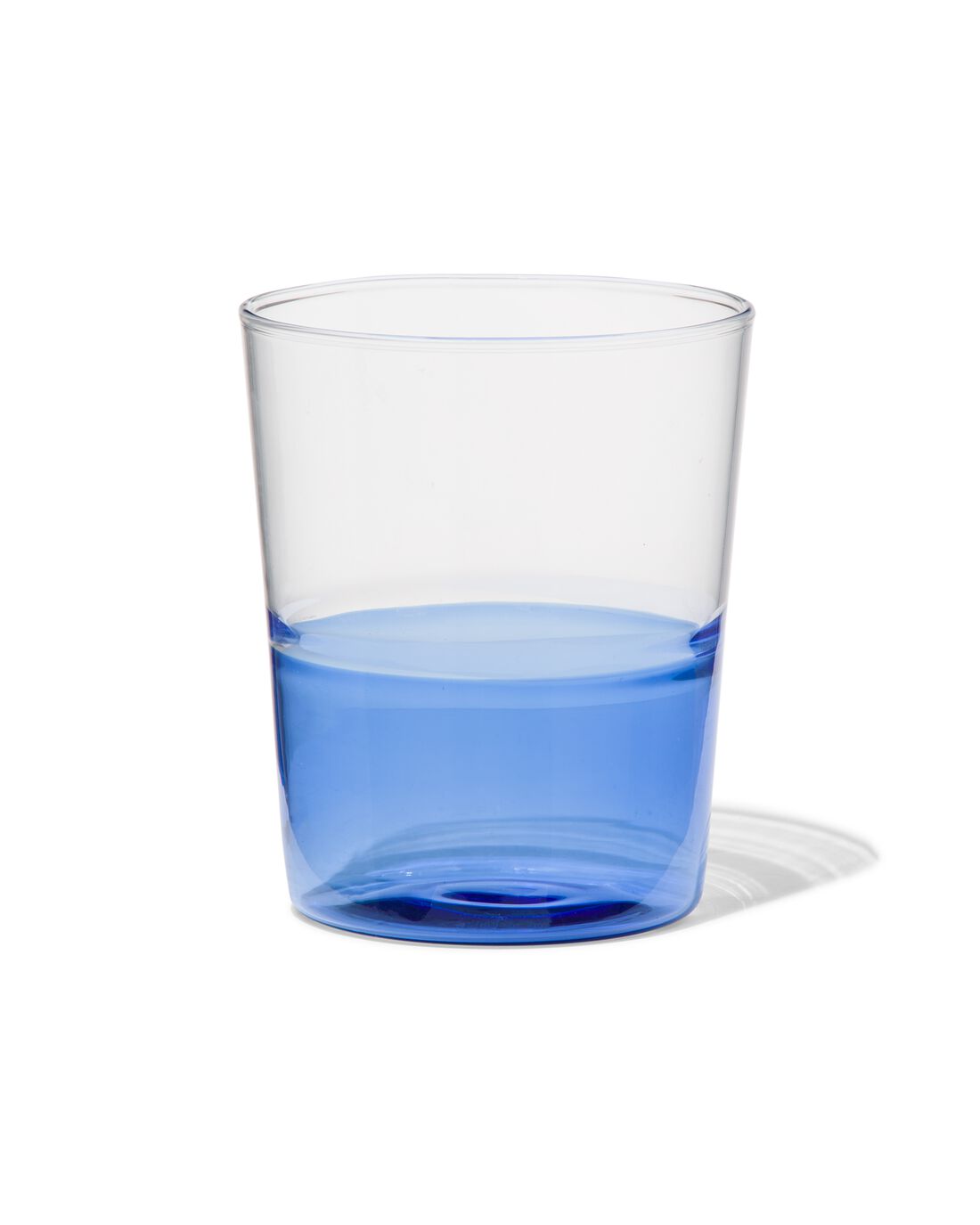 HEMA Waterglas 320ml Tafelgenoten Glas Met Blauw | 8720354926017