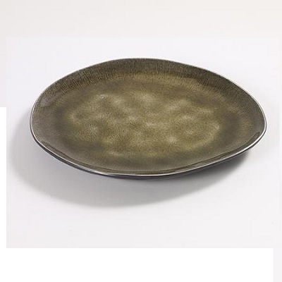 SERAX – Pure – Ontbijtbord ovaal M 20cm groen | 5420000679641